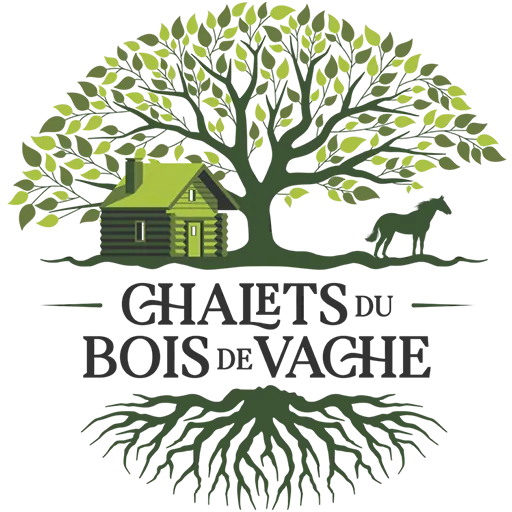 Logo Chalets du bois de vache - 26460 Le Poët-Célard (Drôme)